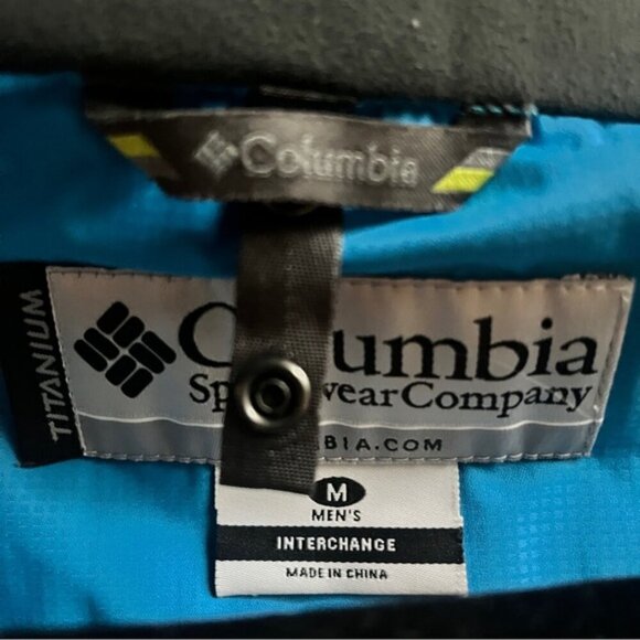 Columbia Omni-tech waterproof hooded ski soft shell men’s jacket Sz M - Picture 6 of 13